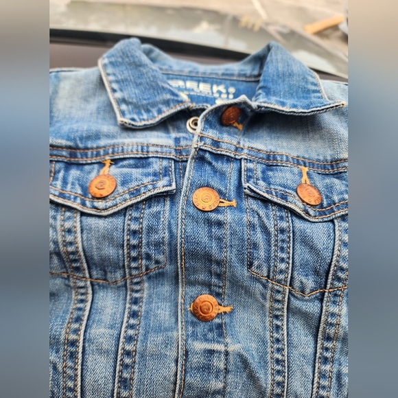 PEEK DUNGAROOS denim jacket girls size 18-24 Months - Picture 3 of 4